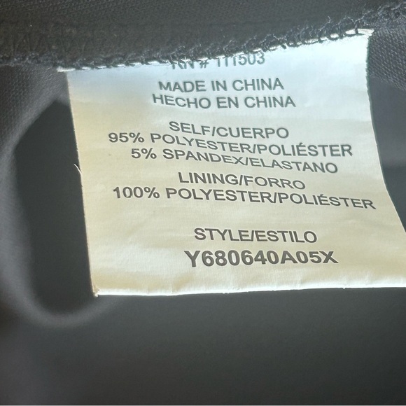 Luxology Women’s 16 Metallic Floral ALine Cocktail Party Dress Black Multicolor - Picture 6 of 6